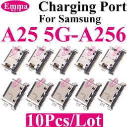 10pcs Charging Port Dock Plug For Samsung A06 A07 A05 A04 A13 A14 A15 A17 A25 A31 A50s A51 A16 USB Charger Connector Socket