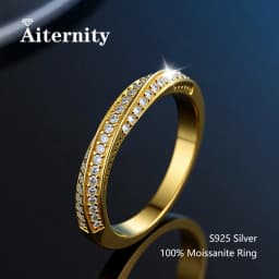 925 Sterling Silver Female Single Tail Ring100% Pass Diamond Tester Pen Moissanite Ring Matching Wedding Diamond Band for Women