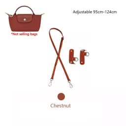 New Colors Pomegranate Leather Shoulder Strap for Longchamp Mini Bag Durable Fashion Bag Strap Modification Bag Accessories