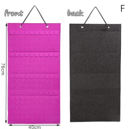 Earrings Hanging Organizer Wall Earring Holder Soft Felt Hanger For Jewelry Necklace Earring Ring Stud Display Holder