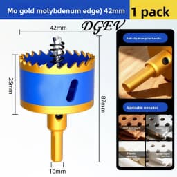 Woodworking Hole Saw Set, Electric Drill Dedicated Hole Saw Drill Bit, Wood Board, Stainless Steel, Gypsum Board Drilling Tool