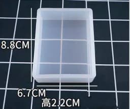Crystal UV Epoxy Square Rectangular Mold Silicone High Mirror Cubes Handmade Jewelry Making Tool Decoration Craft Display
