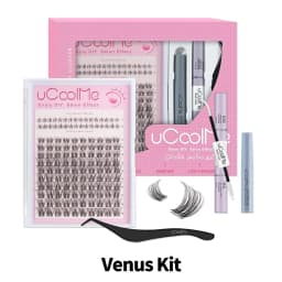 uCoolMe Venus Natural Cluster Lashes DIY False Eyelash Extensions Naturally Born Lash Look Long-lasting Waterproof Makeup Tools