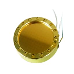 Single Dual Microphone Large Golden Diaphragm DC48V 34MM Microphone Capsule With 3 wires DIY Element Replacementwire Cardioid