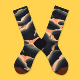 1 Pair Canvas Lattice Plant Art Funny Socks Women Novelty Abstract Cute Socks Women Jacquard Crew Female Calcetines Divertidos