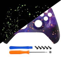 eXtremeRate Custom Pattern Part Faceplate, Soft Touch Grip Front Housing Shell Case for Xbox Series X/S (Xbox Core) Controller