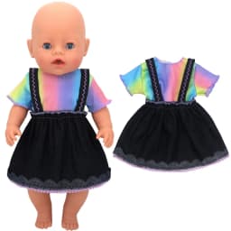Doll Clothes for 43cm Baby New Born Doll Coat Unicorn Hoodie 17 Inch 18 Inch Baby Bona Doll Dress Christmas Toys Clothes