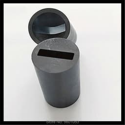 Flat Square Hole Type Boron Carbide Sand Blasting Nozzle Diameter 4mm Length 35mm 45mm 60mm