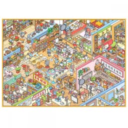 Card Lover 3 Pcs [Landscape Sticker Series] Decompression Miniature Scenes Cutting 3D Stereo Puzzle Stickers PET Material Kit