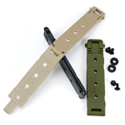 1Piece MOLLE-LOK System Scabbard Back Clip K Sheath Waist Clip KYDEX Scabbard Carrying Clip K Sheath MOLLE Buckle with Screws