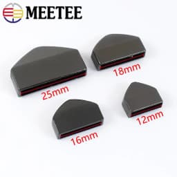 5/10Pcs Deepeel 12-25mm Zipper Tail Clip Buckles Metal Zip End Stopper with Screw Zips Repair Kits DIY Bag Hardware Accessories