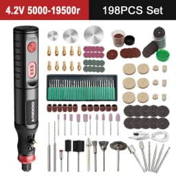 5000-20000r 4.2V Engraver Electric Drill Mini Grinder Engraving Pen Drilling Machine Cordless Rechargeable Micro Rotary Tool Kit