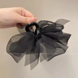 Elegant Stylish Net Ponytail Braid Claw Clip Hairpin Gift Headwear