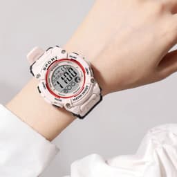 SYNOKE Student Electronic Watch Unisex Sport Watch Multifunction Military Sports Waterproof Luminous LED Digital Kids Big Dial