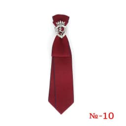 Retro Fabric Ribbon Rhinestone Black Bow Tie Collar Bowkont Cravat School Girl Boys Gifts for Women Clothing Jewelry Accessories