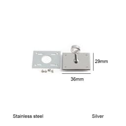 1/2/5Sets Silver Diamond Steel Lock Puller Slider For Birkin 30 Handbags Bags Hook Clasps Eyelet Plate Rivet Studs Accessories