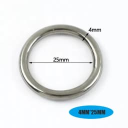 2/5Pcs 15-50mm Stainless Steel O D Ring Buckles Handbag Strap Connector Rings Leather Craft Clasp Carabiner Belt Hook Bag Parts