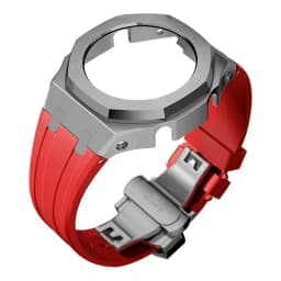 Mod Kit For Casioak GMAS2100 Stainless Steel metal Case Rubber Strap for Mod Kit GMA-S2100 4thGen Replacement shoc K Accessories