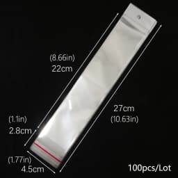 OPP self sealing transparent plastic bag, cellophane, self-adhesive packaging, jewelry, candy, cookies, gift packaging bag