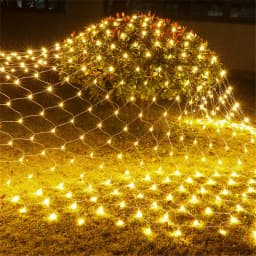 3x3m 6x4m 10x1m LED Net Mesh String Lights Outdoor Window Curtain Fairy Light Christmas Tree Bush Net Light for Garden Decor