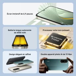 Xiaomi France POCO C81 Pro, immersive screen of 6,9 ", long battery life of meh, powerful octa-core processor, dual camera IA of 13 Mpx
