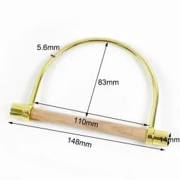 2Pcs Deepeel Metal Bag Handles Purse Frame O D Rings Handbags Replacement Chain DIY Bags Handle Handmade Hardware Accessories