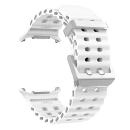 NEW Marine Silicone Strap for Samsung Watch Ultra 47mm Bracelet No Gaps Sport Two-Tone Band for Galaxy 8 Ultra Watchband Straps