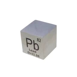 High-Purity Metallic Lead Cubes 10mm/15mm /25.4mm Periodic Phenotype Cubic Shape Pure Pb99.99% for Educational And Artistic Use