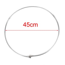 Stainless Steel Fishing Folding Net Brail Head Round Dipnet Tackle Accessory