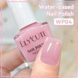 LILYCUTE 7ml Water Based Nail Polish 40 Colors Long Lasting Quick Drying No Need of Lamp to Cure Nail Supplies For Nail Manicure