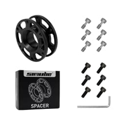 Simube Steering Wheel Spacers With 70 mm Bolt Pattern, Featuring CNC Machining and Anodized