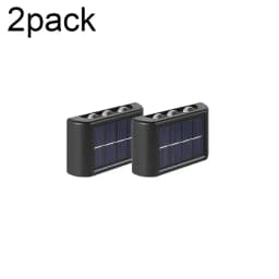 1/2/4/8Pack Solar Powered Wall Lights Outdoor Waterproof LED Solar Light Up and Down Luminous Lighting for Garden Fence Decor