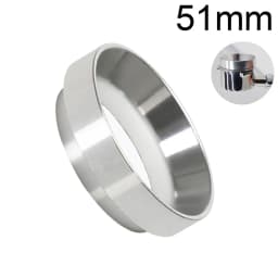 Aluminum Intelligent Dosing Ring For Bowl Coffee Powder Espresso Barista Tool For 51//53/54/58MM Profilter Coffee Tamper