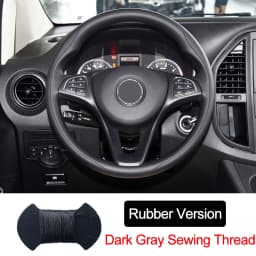 Hand Sewing Car Steering Wheel Wrap for Mercedes-Benz Vito III ( W447 ) 2015 - 2023 Circular Shape Braid on The Steering Wheel