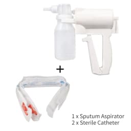 Portable Handheld Phlegm Suction Pump Household Emergency Sputum Suction Pump with Device Sterile Catheter