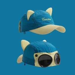 Fashion Cat Ear Sunglasses Pilot Hats Quick-drying Color Matching Baseball Cap Breathable Sun Protection Sunshade Hat Unisex