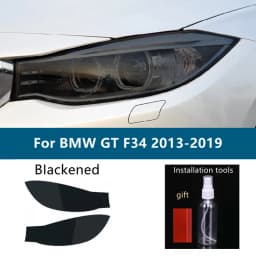 2 X For BMW 3 Series G20 G21 F30 F31 F34 Car Headlight Tint Black Protective Film Protection Transparent TPU Sticker Accessories