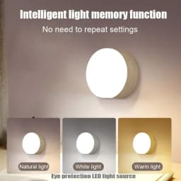 LED Night Light Touch Dimmable 1000mAh Battery USB Rechargeable Night Lamp Magnetic For Bedroom Bedside Table Lighting