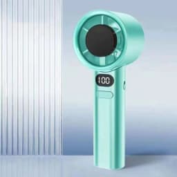 Mini Handheld Fan Portable Personal Highspeed Fans With Power Display USB Rechargeable 120 Wind Speeds Mini Handheld Fan