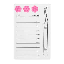 Eyelash Extension Scale Holder Magnetic Acrylic Lash Board With Glue Pallet Cup False Eyelashes Pad Lash Makeup Tools Wholesale