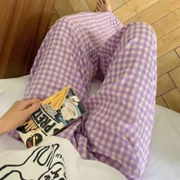 Cotton Wide Leg Pants Women's Summer Thin New Home Sleepwear Casual Loose BF Lazy Style Straight Cut Loose Fit High Waist
