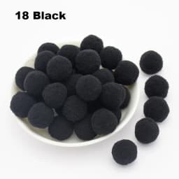 30-300Pcs Pom Poms Fluffy Soft Pompom Ball 8/10/15/20/25/30mm Handmade Sewing Craft DIY Kids Toy Christmas Weddinrg Decoration