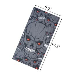 Skull Pattern Seamless Breathable Neck Warmer Gaiter Men Cycling Bandana Women Running Hiking Tube Scarf Sunshield Face Mask