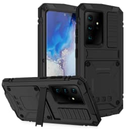 Metal Screw Bumper Shockproof Cover Case For Samsung S26 S25 Edge S24 S23 S22 S21 Ultra S26 Plus Heavy Armor Aluminium Funda