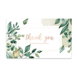 10-30pcs Thank You Cards With Flower Design For Small Business Exquisite Appreciation Card Gift Decoration Cards 9x5.4 CM