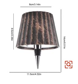 Wireless Bottle Table Lamp Touch Control of 3 Colors and Stepless Dimming Night Lamp For Bar Wine Bottles Decor Desk Lights