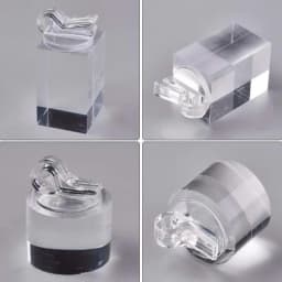 Clear Acrylic Crystal Ring Holder Jewelry Holder Display Finger Ring Stand Single Ring Display Support Holder Decorative