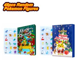Pokemon Figure Advent Calendar Gift Box mini Pikachu Character Bulbasaur Christmas Toy Gifts Collection Desktop Model Toy