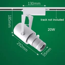 Theater Stage Zoom Spotlights, LED Focus Logo Projector Track Lights,Industrial Gobo Lights for Company Restaurant Store Wedding