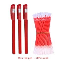 5/23pcs/set Gel Ink Pen Fine Point Gel Pens Refill Ballpoint Pen 0.5mm for Japanese Office School Cute Kawaii Stationery Supply